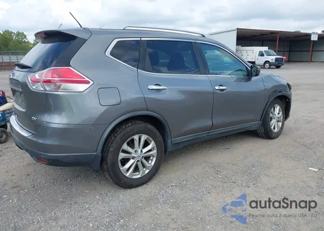 2016 Nissan Rogue Sv z USA, uszkodzony, nr VIN KNMAT2MTXGP651469